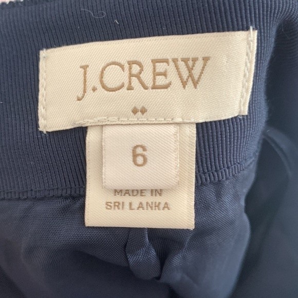 J. Crew Factory Pencil Skirt in Blue and White Stripe Size 6 - Picture 5 of 7
